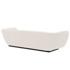 Manhattan Comfort Ulka Modern 96" Chenille Sofa in Cream