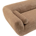 Manhattan Comfort Ulka Modern 96" Chenille Sofa in Light Brown