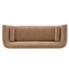 Manhattan Comfort Ulka Modern 96" Chenille Sofa in Light Brown