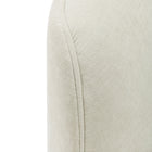 Manhattan Comfort Daria Modern 132" Chenille Sectional in Ivory