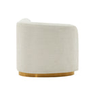 Manhattan Comfort Daria Modern 132" Chenille Sectional in Ivory