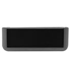 Manhattan Comfort Edmonda Modern 91" Velvet Sofa in Dark Gray