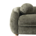 Manhattan Comfort Tribeca Mid-Century Modern 86" Chenille Sofa in Olive Green