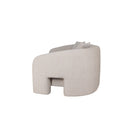 Manhattan Comfort Sylvia Modern Glam 104" Tweed Loveseat in Gold Dust