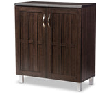 Baxton Studio Excel Modern and Contemporary Dark Brown Sideboard Storage Cabinet