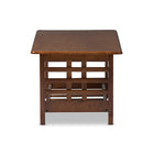 Baxton Studio Larissa Modern Classic Mission Style Cherry Finished Brown Wood Living Room Occasional Coffee Table