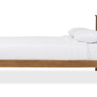 Baxton Studio Trina Contemporary Tree Branch Inspired Walnut Wood Queen Size Platform Bed