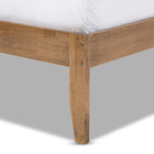 Baxton Studio Trina Contemporary Tree Branch Inspired Walnut Wood King Size Platform Bed