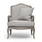 Baxton Studio Constanza Classic Antiqued French Accent Chair