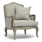 Baxton Studio Constanza Classic Antiqued French Accent Chair