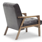 Baxton Studio Mid-Century Masterpieces Club Chair-Brown