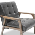 Baxton Studio Mid-Century Masterpieces Club Chair-Brown