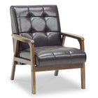 Baxton Studio Mid-Century Masterpieces Club Chair-Brown
