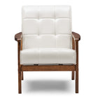Baxton Studio Mid-Century Masterpieces Club Chair - White