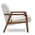 Baxton Studio Mid-Century Masterpieces Club Chair - White