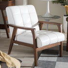 Baxton Studio Mid-Century Masterpieces Club Chair - White