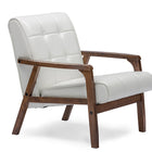 Baxton Studio Mid-Century Masterpieces Club Chair - White