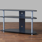 Baxton Studio Orbit Black and Silver TV Stand