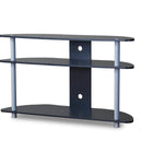 Baxton Studio Orbit Black and Silver TV Stand