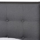 Baxton Studio Eleanor Vintage Industrial Black Finished Metal Canopy Queen Bed