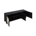 Manhattan Comfort Sheridan Mid-Century Modern 63" TV Stand in Black
