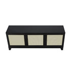 Manhattan Comfort Sheridan Mid-Century Modern 63" TV Stand in Black