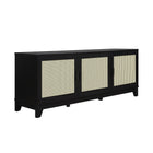 Manhattan Comfort Sheridan Mid-Century Modern 63" TV Stand in Black