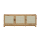 Manhattan Comfort Sheridan Mid-Century Modern 63" TV Stand in Natural