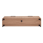 Manhattan Comfort Jodie Mid-Century Modern 69" Fluted TV Stand in Maple
