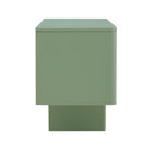 Manhattan Comfort Ella Modern 59" TV Stand in Sage Green