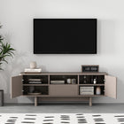 Manhattan Comfort Ella Modern 59" TV Stand in Mocha