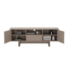 Manhattan Comfort Ella Modern 59" TV Stand in Mocha