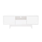 Manhattan Comfort Ella Modern 59" TV Stand in White