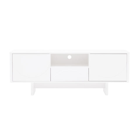 Manhattan Comfort Ella Modern 59" TV Stand in White
