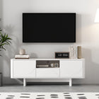 Manhattan Comfort Ella Modern 59" TV Stand in White