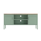 Manhattan Comfort Landen Modern 47" Metal Storage Cabinet in Sage Green