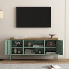 Manhattan Comfort Landen Modern 47" Metal Storage Cabinet in Sage Green