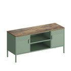 Manhattan Comfort Landen Modern 47" Metal Storage Cabinet in Sage Green