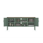 Manhattan Comfort Landen Modern 47" Metal Storage Cabinet in Sage Green