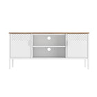 Manhattan Comfort Landen Modern 47" Metal Storage Cabinet in White