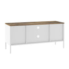 Manhattan Comfort Landen Modern 47" Metal Storage Cabinet in White