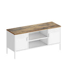 Manhattan Comfort Landen Modern 47" Metal Storage Cabinet in White