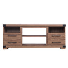 Manhattan Comfort Richmond Industrial Traditional 60" TV Stand in Brown