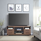 Manhattan Comfort Richmond Industrial Traditional 60" TV Stand in Brown