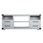Manhattan Comfort Richmond Industrial Traditional 60" TV Stand in Gray