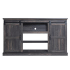 Manhattan Comfort Myrtle Modern Farmhouse 60" TV Stand in Antique Brown