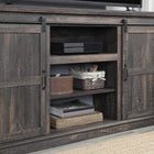Manhattan Comfort Myrtle Modern Farmhouse 60" TV Stand in Antique Brown