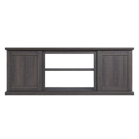 Manhattan Comfort Franklin Modern Farmhouse 60" TV Stand in Brown