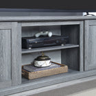 Manhattan Comfort Franklin Modern Farmhouse 60" TV Stand in Gray