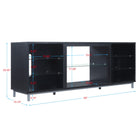 Manhattan Comfort Brighton Modern 60" TV Stand in Onyx